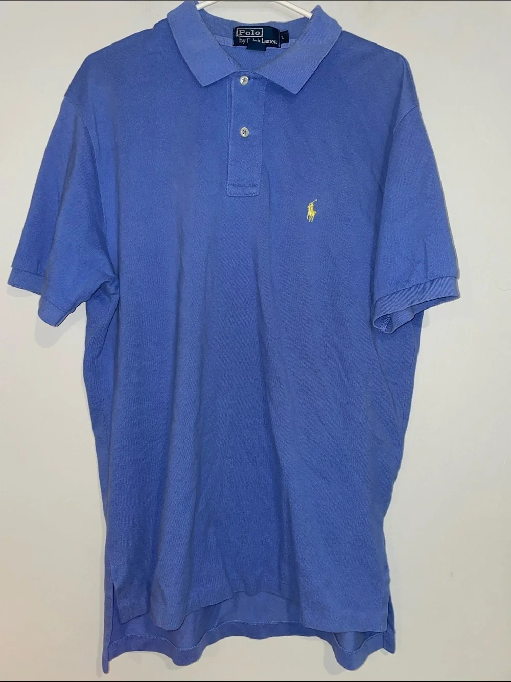 Polo by Ralph Lauren Royal Blue Short-Sleeve Polo with Yellow Pony